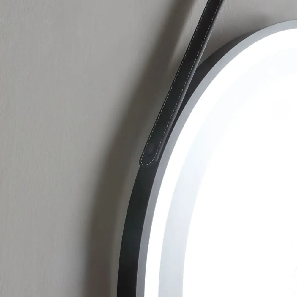 Meuble de salle de bain suspendu 80 cm finition béton et vasque à poser noir mat